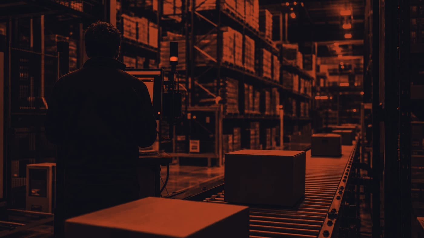 Businesses team at work with industrial systems